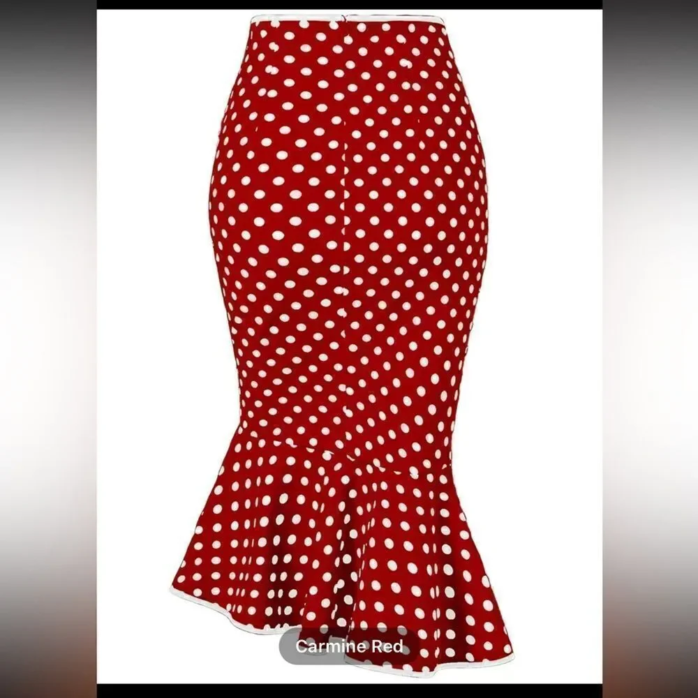 Polkadot skirts can also be worn as a top or dress have in a few colors
